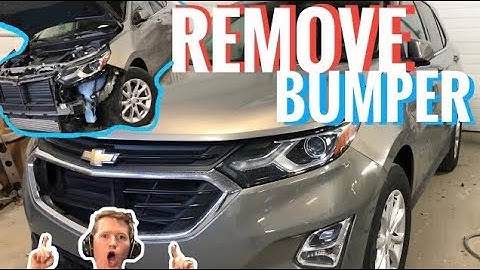 How To EASILY Remove 2018-23 Chevy Equinox Front Bumper in 5 MINUTES! EFFORTLESS Step by Step Guide