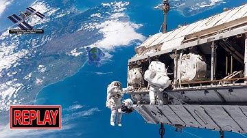 REPLAY: Spacewalk to install new solar arrays on ISS + intro by Raw Space (16 Jun 2021)
