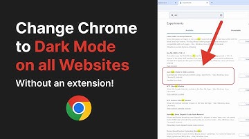 How to Enable Chrome Dark Mode for all Websites (no extensions needed!)