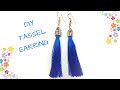 DIY TASSEL EARRING| Tassel earrings made from Silk thread  | by Miss. Artofy