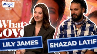 Lily James & Shazad Latif Talk Hinge, Uk Dating Scene & Emma Thompson