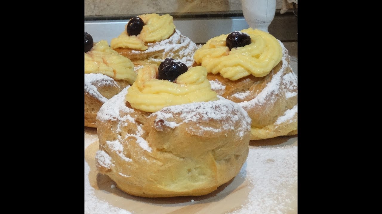 ZEPPOLE DI SAN GIUSEPPE AL FORNO