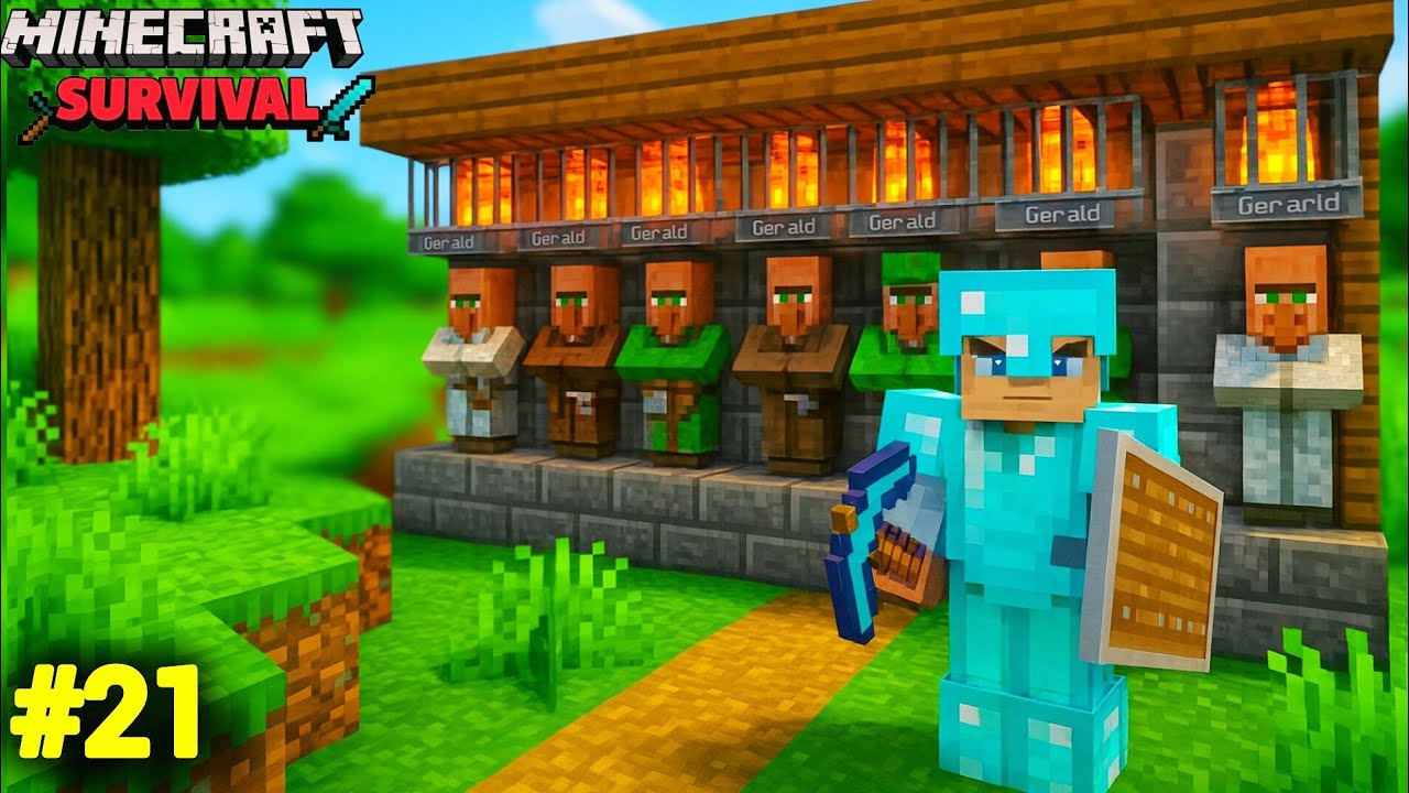 I Make Full Diamond Armour In Minecraft - YouTube
