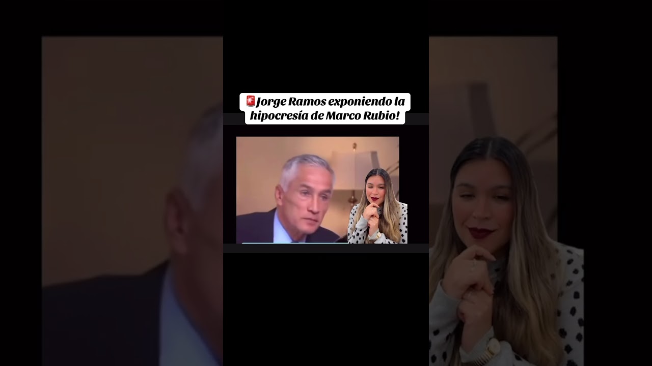 🚨Gorge Ramos expone a Marco Rubio🚨 