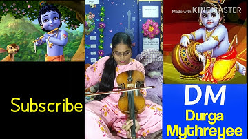 Achutam keshavam on violin