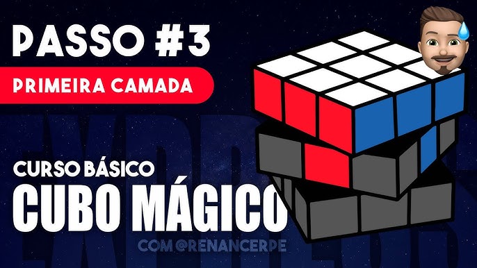 1º PASSO - CUBO MÁGICO 2X2X2 - MÉTODO BÁSICO 