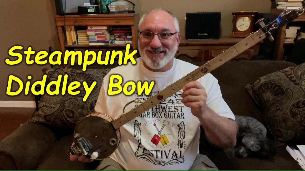 Steampunk Diddley Bow by ALXGTRS Unboxing