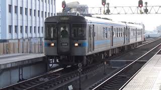 【車庫からの送り込み！】土讃線 1000形 普通土佐山田行き 高知駅