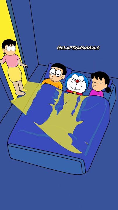 when ur asked to sleep 😂😂 ft. Doraemon #funny #trending #shorts