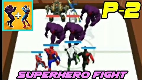 15 to 22 level in merge master superhero fight part2 | android gameplay | gamex boiz