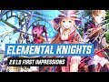 Elemental Knights R 2019 First Impressions - A Traditional Anime MMORPG?
