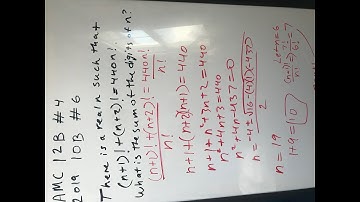 2019 AMC 12B #4/ AMC 10B #6 Factorials Explained