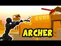 The archer vs gun  toribash