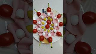 ЗАКУСКИ. КАНАПЕ НА ШПАЖКАХ. CANAPES shortvideo foodblog