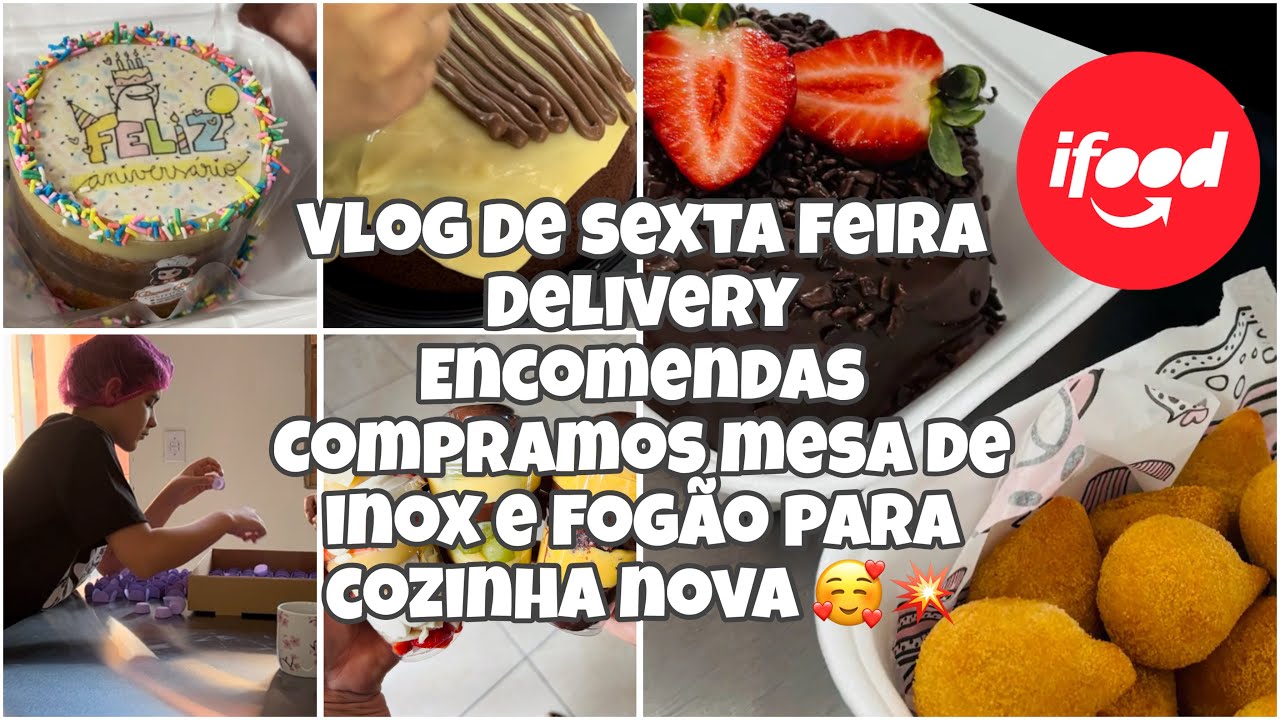Vlog de confeitaria/Compramos uma mesa inox/fogao industrial/rotina 💥#ifood #confeitaria 