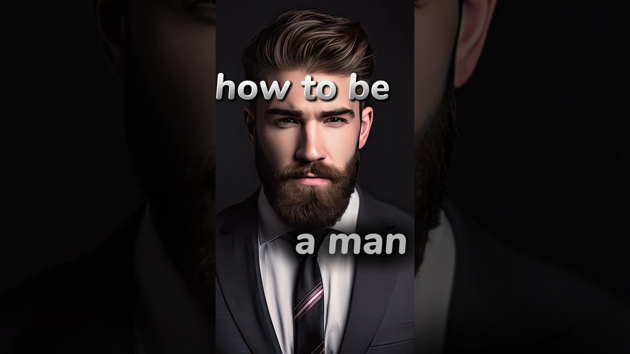 how to be a man qualities explain by 