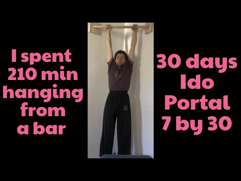 I spent 210 MINUTES hanging from a bar // Ido Portal Hanging Challenge