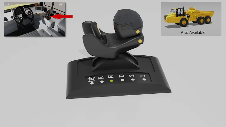 Combined transmission and hoist lever