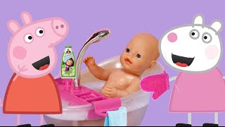 #Свинка ПЕППА и СЬЮЗИ купают# МАЛЫША #БЕБИ БОНА.Часть 2# Мультик #Свинка Пеппа #Свинка ПЕППА и СЬЮЗИ купают# МАЛЫША #БЕБИ БОНА.Часть 2# Мультик #Свинка Пеппа