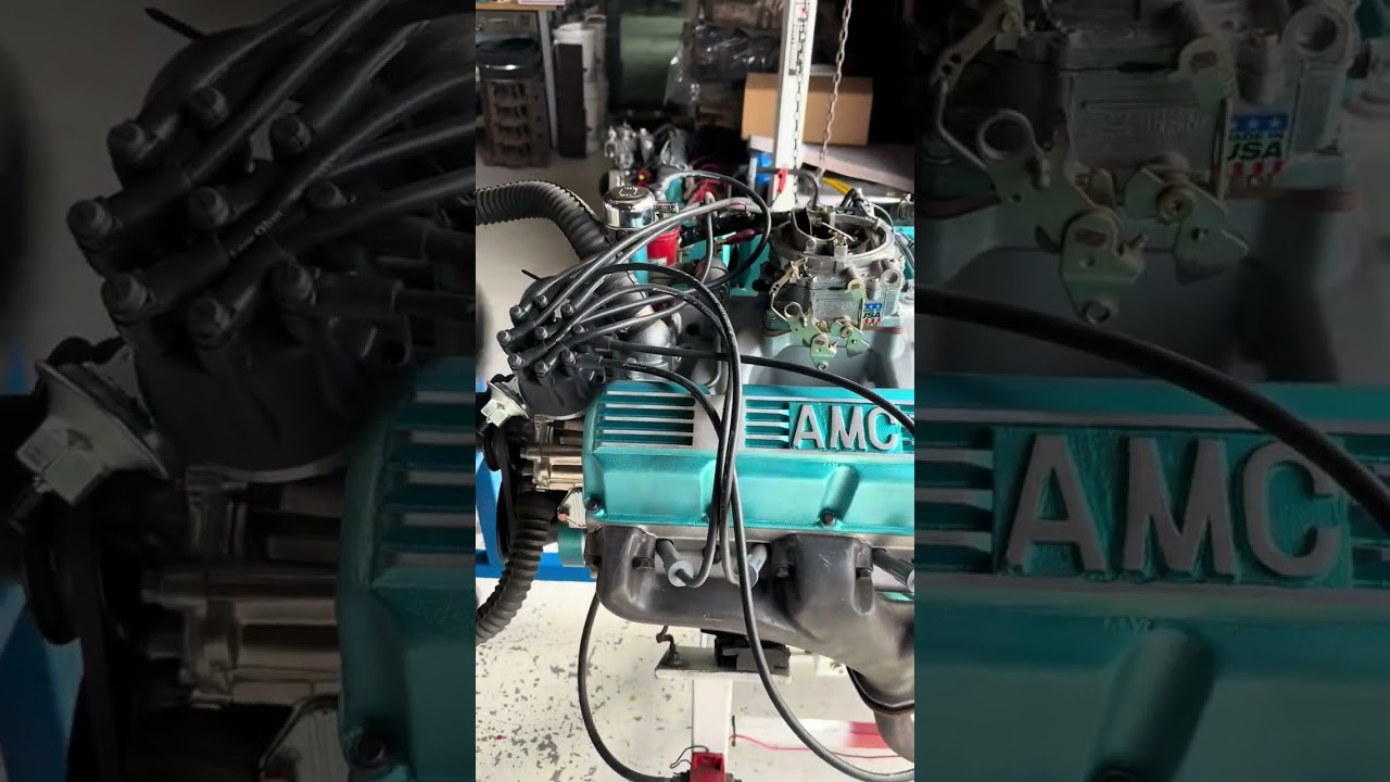 AMC V8 390 hydraulic Roller cam engine build