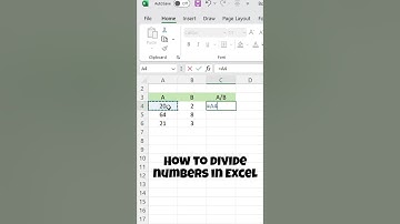 Excel tricks and tips ||Excel shorts video || Divide numbers in excel #exceltips#shorts#shortvideo