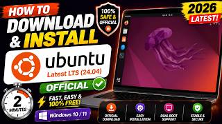 How to Download & Install Ubuntu on PC (2026) 🐧 |  Ubuntu ISO Tutorial