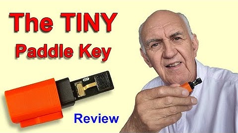 N6ARA TINY PADDLE - A Micro Size Paddle for Portable CW Operation.