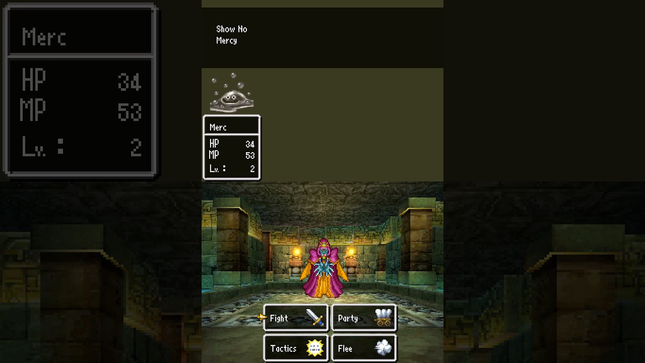 DRAGON QUEST V [Fight] #17 Merc Lv 2 Attempt to Punish BISHOP LADJA.