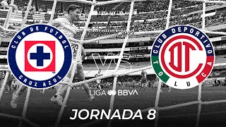 Resumen y Goles | Cruz Azul vs Toluca | Liga BBVA MX | Apertura 2022 - Jornada 8