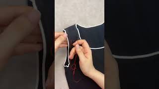 Change shoulder strap length to shorter #sewingtips #sewing #diysewing#shorts