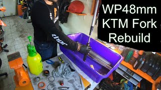 Обслуживание вилки KTM WP XPLOR 48mm