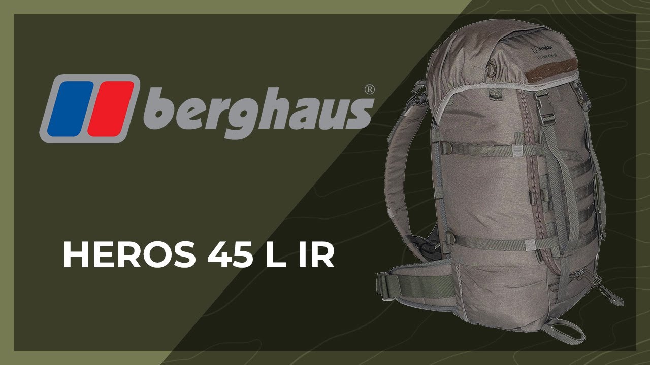Sac à Dos Berghaus FLT Heros 35 FA IR – Gris Olive, 35L, Pour Adultes, Parfait Pour La Rando Ou Le Quotidien