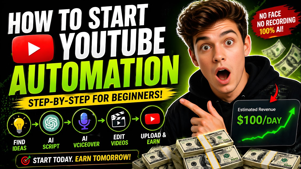 YouTube Automation for Beginners (2026) - YouTube