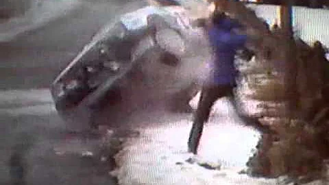 1985 Kenneth Erikson rally crash @ Monte Carlo