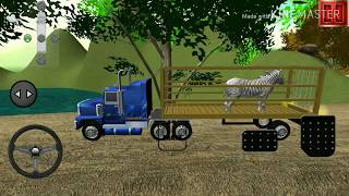 Trò chơi lái xe tải chở động vật hoang dã-game android screenshot 4