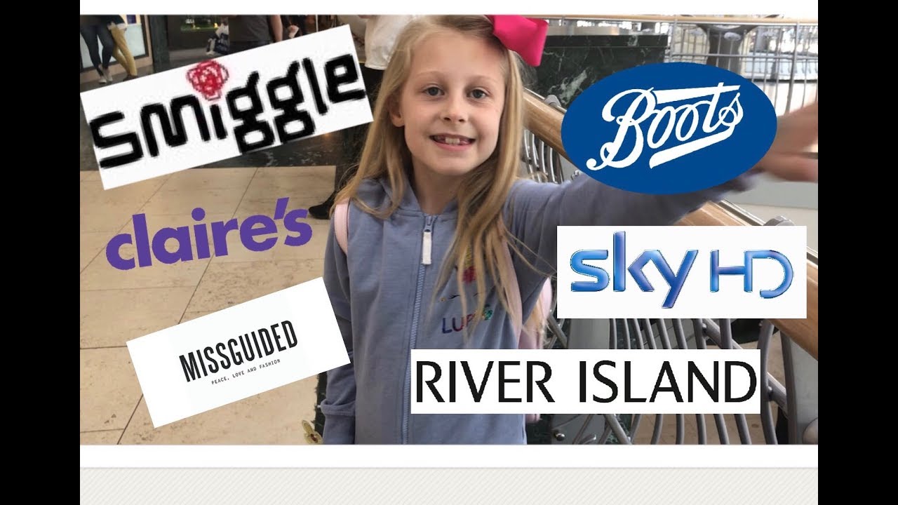 BLUEWATER SHOPPING TRIP CLAIRES, BOOTS, SMIGGLE, SKY HQ, MISSGUIDED