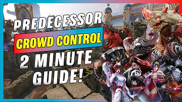 2 Minute Crowd Control in Predecessor - Predecessor Guide