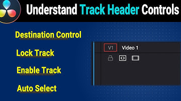 Understand ALL the Track Header Controls in DaVinci Resolve Timeline - Beginner Tutorial