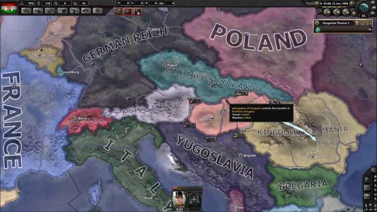 Hoi4 Guide Hungary startup YouTube