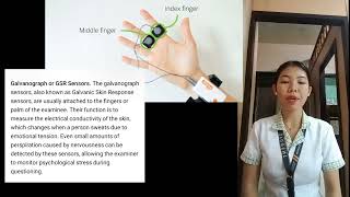 Naming the parts and functions of Lafayette polygraph machine (Marianne Anquillano BSCRIM 3C)