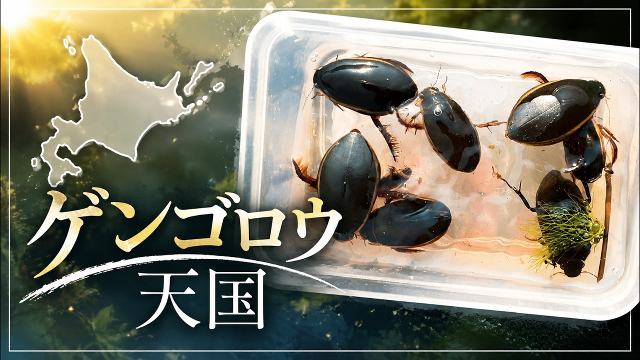 北海道産　ゲンゴロウモドキ　3♂２♀ ゲンゴロウにゲンゴロウモドキにその他もろもろ!北海道のゲンゴロウ
