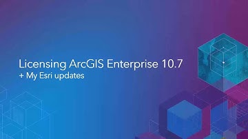 Licensing ArcGIS Enterprise 10.7