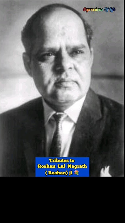 Tributes to composer Roshan ji ( 14th July) - Na to karwan ki talash hain
