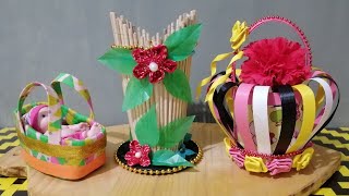 DIY; 3 best craft from used bottle and cup