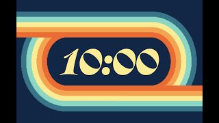 Groovy 10-Minute Countdown Timer