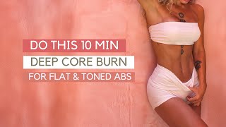 YOUR NEW 10 MIN DEEP CORE OBSESSION | DEEP CORE SCULPT & NO EQUIPMENT