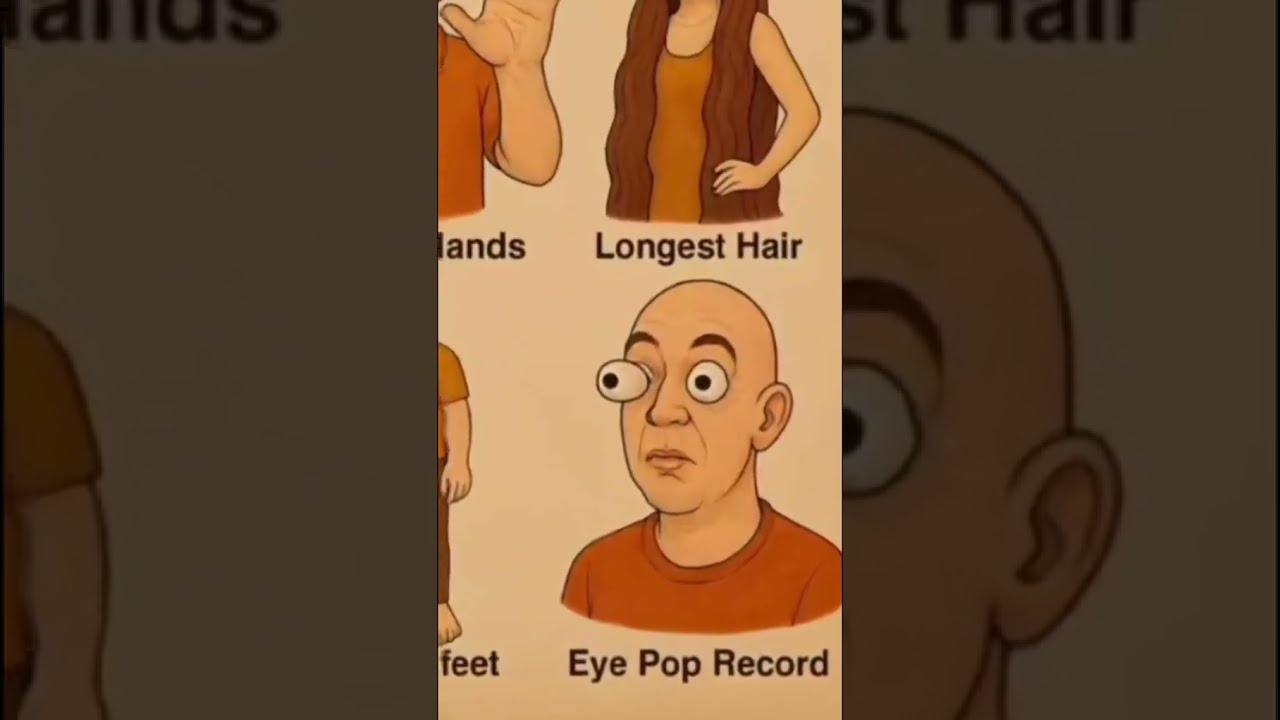 World S Craziest Eye Pop Record EyePopRecord GuinnessWorldRecord Shorts TheNatureRecordBook