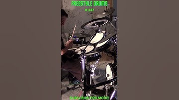 Thumbnail of FREESTYLE DRUMS # 347 #SHORTS #VIRAL #VIRALSHORTS #DRUMS