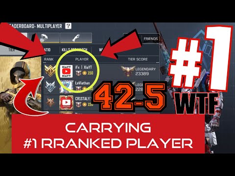 CARRYING XiaYT #1 RANKED PLAYER | SMURFING IN LEGENDARY RANKED #7 | #PDW2OP | COD MOBILE