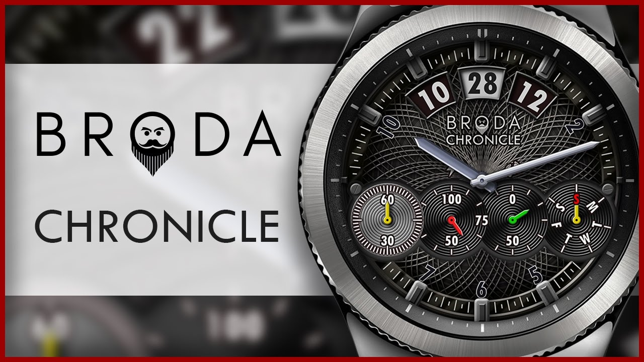 Broda Chronicle update for Samsung Gear S3 / Gear S2 watchill